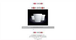 Desktop Screenshot of bon-decor.com